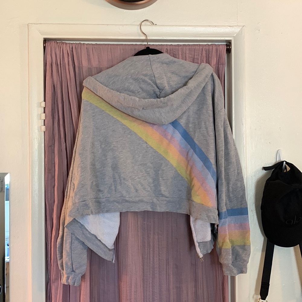 Wildfox great hoodie with rainbow